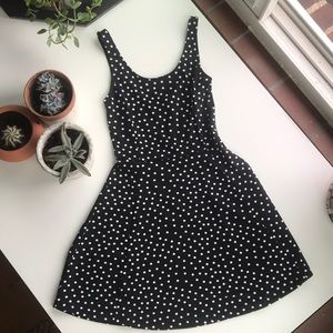 H&M Black and white polka dot dress